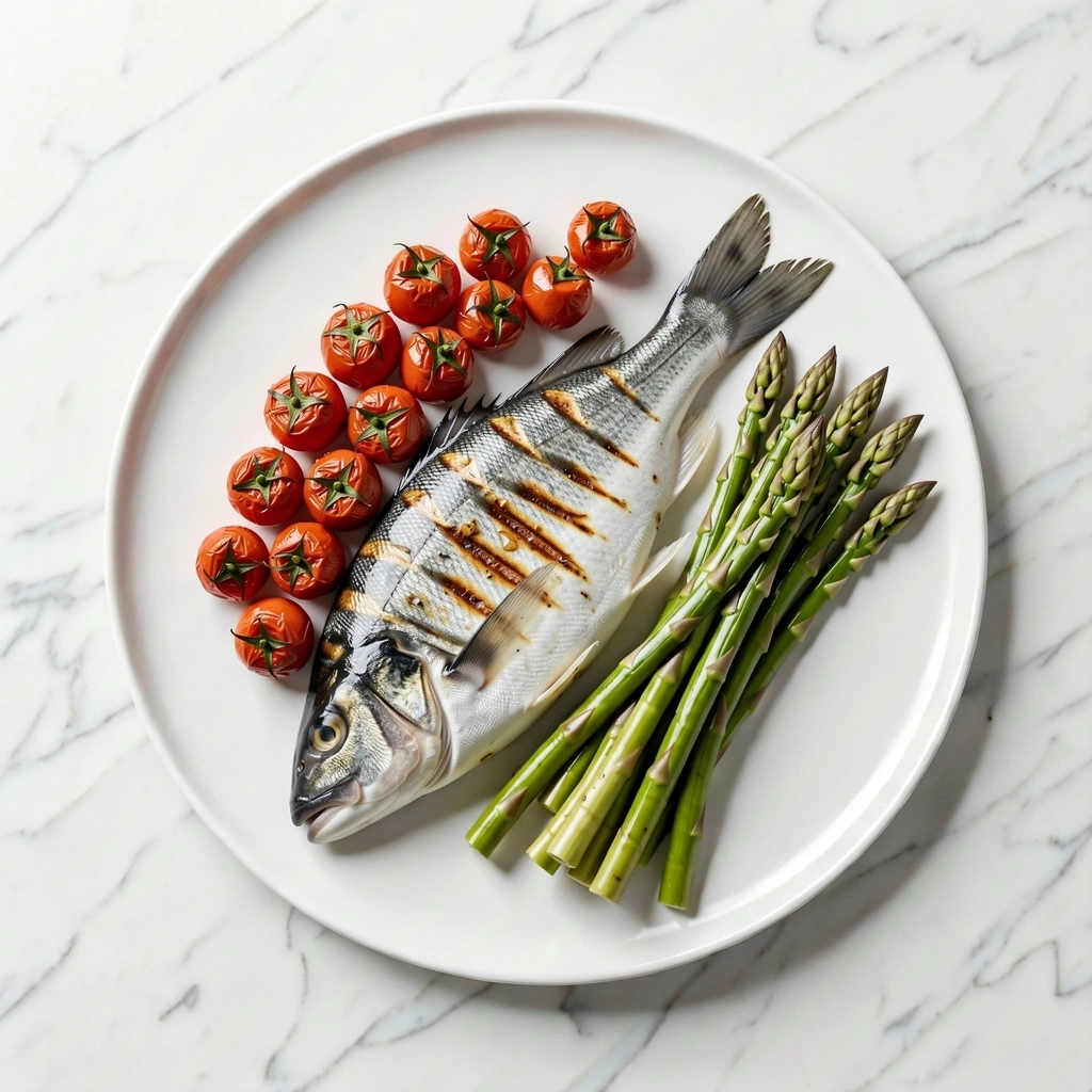 Plato saludable preparado